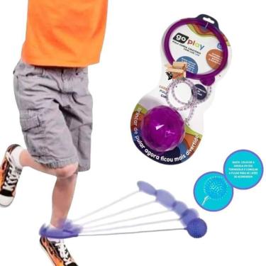 Imagem de Brinquedo Retrô Pula Corda Giratório Com Luz Led Spin Ball