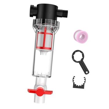 Imagem de Fenteer Bomba de filtro de aquário 1/2" limpador de rosca fácil instalação eficiente profissional reutilizável acessório presentes filtro de sedimentos, Malha 200