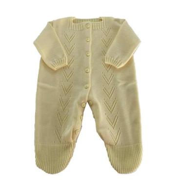 Imagem de Macacão Infantil de Tricô Setta - Kowak, Amarelo