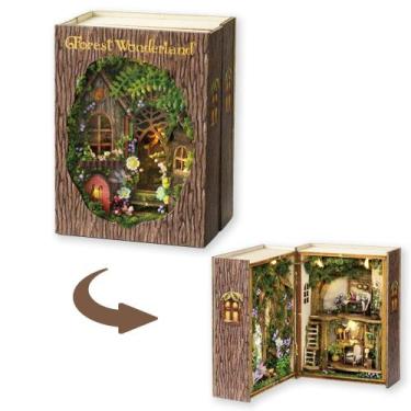Imagem de Dollhouse TuKiie Miniature Forest Wonderland em escala 1:32