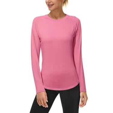 Imagem de Camisetas femininas de manga comprida com proteção solar UV Roadbox