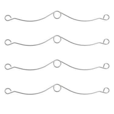 Imagem de 4un Clipes de Mola para Ventilador, Aço Inoxidável Prêmio Exaustor Ventilador Grade Clipes de Mola para Broan Nutone Banheiro Ventilação Compatível com Séries QT QTN RB RN XB XN ZB ZN