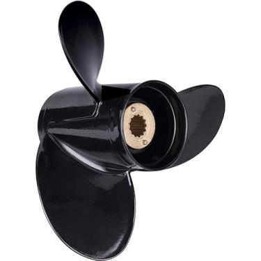 Imagem de Hélice externa de alumínio feita com tecnologia Rhink para motores Mercury 25-70HP, D:11 5/8" P:11"