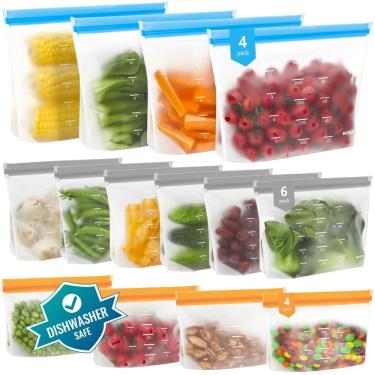 Imagem de Sacos de armazenamento reutilizáveis IDEATECH Stand Up - BPA Free