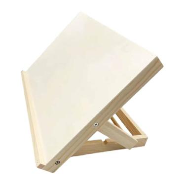 Imagem de Esquirla Cavalete de mesa para pintura, prancheta de desenho, suporte portátil para livros, elegante cavalete de desenho de mesa, suporte de exibição para, 23cmx33cm