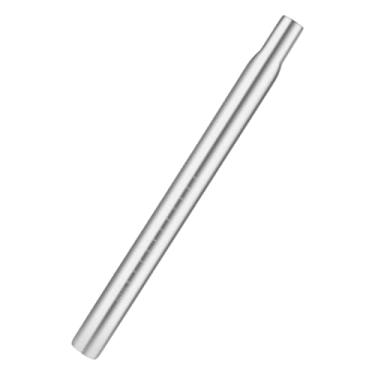 Imagem de Dynwave Canote de selim de bicicleta em liga de alumínio, substituição de tubo de selim para bicicletas de estrada com engrenagem fixa, 28.6mmx350mm