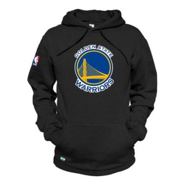 Imagem de Moletom Masculino Warriors Basquete Blusa Inverno Casaco Com Capuz - V