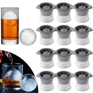 Imagem de Forma Gelo Redonda Esfera Silicone Whisky Drinks Bar Coquetel (12)