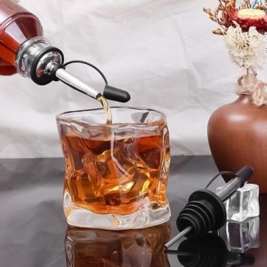 Imagem de Derramador de vinho de aço inoxidável 304 para garrafa de fluxo de licor de vinho rolha de bico para acessório de barra de garrafa