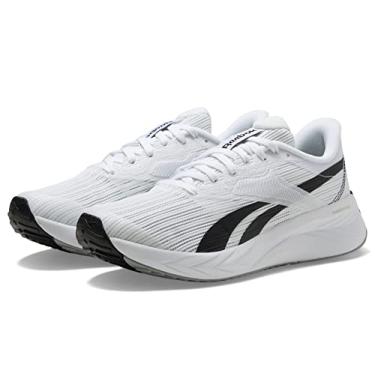 Imagem de Reebok Tênis de corrida feminino Energen Tech, Branco/preto/cinza puro, 9
