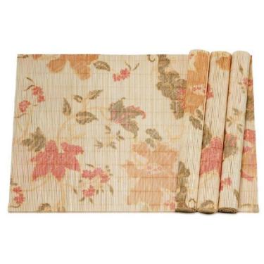 Imagem de Jogo Americano Bambu Fleur Com 4 Peças 30X45Cm Ref Ja13218