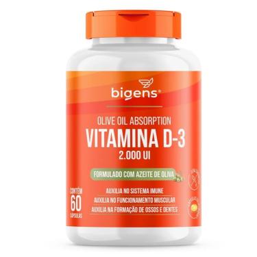 Imagem de Vitamina D3 Azeite Oliva - 240 Cápsulas - Bigens-Masculino
