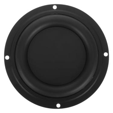 Imagem de SEWACC Placa de diafragma de alto-falante, Woofer de borracha de 10 cm, alto-falante de grave vibratório, película de radiador passivo para substituição de alto-falante de subwoofer de carro