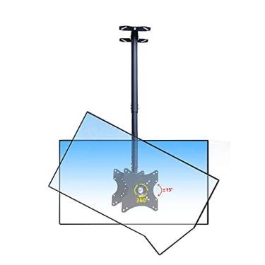 Imagem de Suporte de teto duplo para TV de parede, suporte giratório de inclinação ajustável, serve na maioria das TVs de 22 a 43 polegadas, com carga de 45 kg