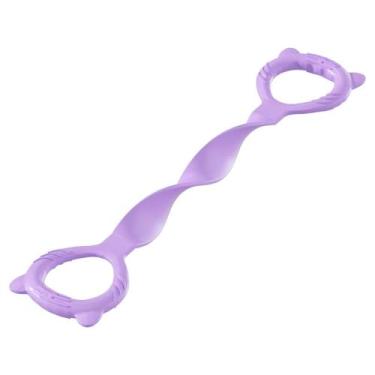 Imagem de Faixa de fitness elástica, faixa elástica antiderrapante, corda de treino | Exercitador de braço, expansor de peito, flexíveis, de silicone, alongamento do corpo, treinamento muscular para academia