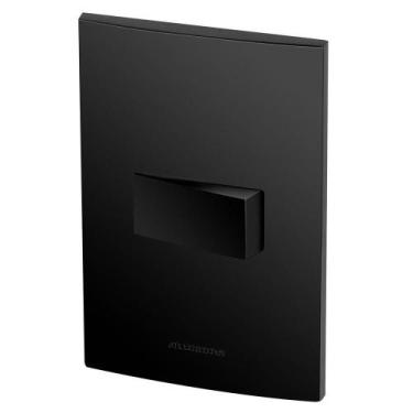 Imagem de Conjunto 1 Interruptor Simples - Inova Preto Fosco - Apf03 - Alumbra