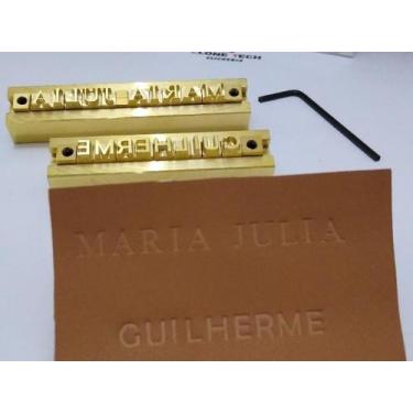 Imagem de Clichê Alfabeto 75 peças+ Base Simples 80mm - Clone Tech 