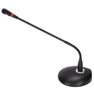 Imagem de Akozon Microfone Condensador Pescoço de Ganso D38 para Computador Com Cabo XLR para 6,35 Mm - Ideal para Conferência, Transmissão e Gravação