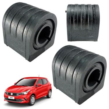 Imagem de Kit De Bucha De Borracha Da Barra Estabilizadora Dianteira Argo 2015 2016 2017 2018 2019 2020 2021 2022 2023 2024 Em Diante - GP5545, MB4505, 52102673