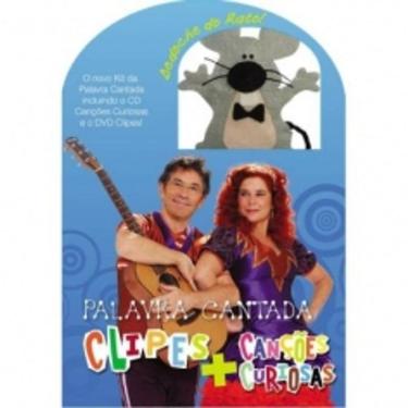Imagem de DVD Palavra Cantada - Clipes + CD Cancoes Curiosas + Dedoche Do Rato (2009)