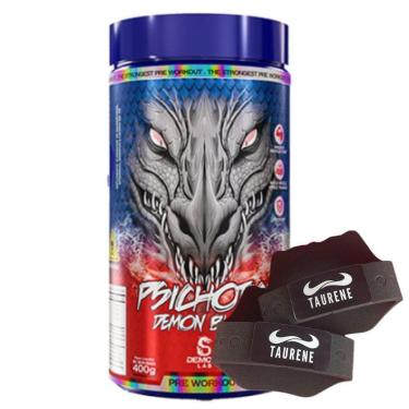 Imagem de Pre Treino Psichotic Demon Fruit Punch 400g Luva - Demons-Unissex