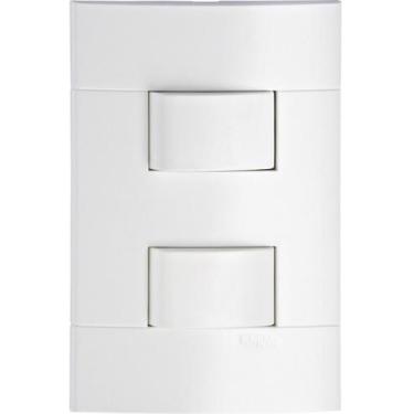 Imagem de Interruptor Simples Duplo 4x2 Branca Lunare PRM43141 - Schneider