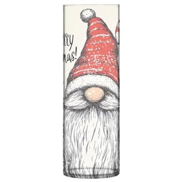 Imagem de Wassud Engraçado vaso de gnomo de Natal para decoração de quarto, vaso de flores, vasos de fazenda para centros de mesa, vaso cilíndrico de plástico para decoração de casa