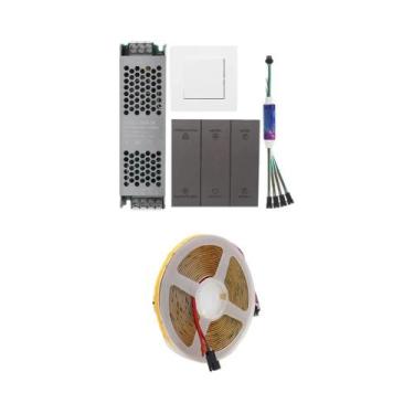 Imagem de Fita LED COB 24V Com Efeito De Água Corrente Sincronizada WS2811, Inte