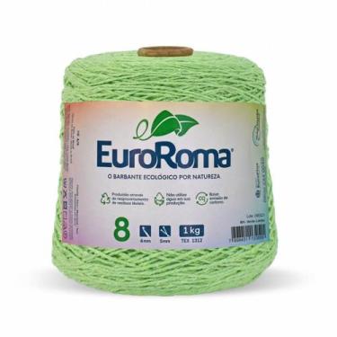 Imagem de Barbante Colorido EuroRoma 8 Fios 1kg 762m - Fio Sustentável para Croc