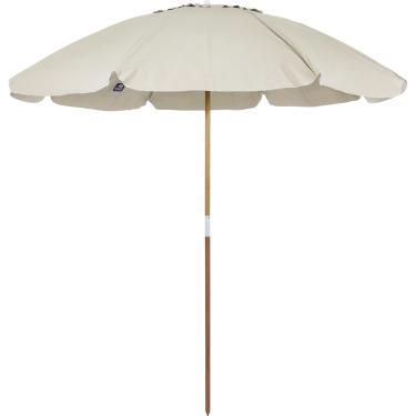 Imagem de Guarda-sol Bagum Top 2,40m Cabo de Madeira Vareta Fibra Bege Bel