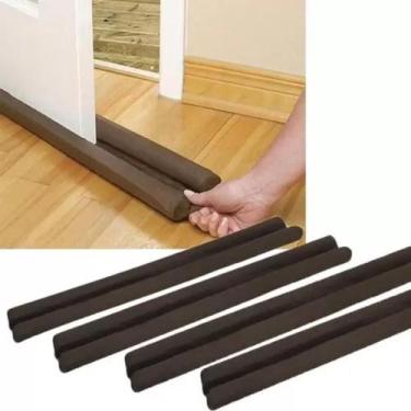 Imagem de Kit 04 Veda Porta Tecido Protetor de porta poeira e insetos 80 cm - Ne