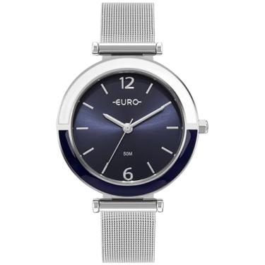 Imagem de Relógio Euro Feminino Glitz Prata - EU2035YXR/4A