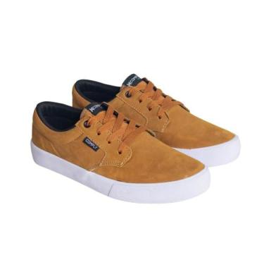 Imagem de Tênis Street Masculino Comply Co30710, Caramelo, Branco, 40