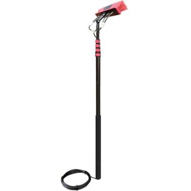 Imagem de Kit de poste alimentado por água, limpador de painel solar, escova de janela e painel solar, ferramenta de limpeza de janelas e painel solar, ferramenta de lavagem de limpeza de janelas (10,8 m)