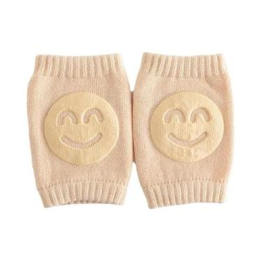 Imagem de Meias De Bebê Recém-Nascido Com Rosto Sorridente E Protetores De Cotov