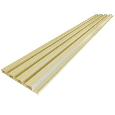 Imagem de Painel Decorativo Ripado De Pvc Placa 270cmx15cm Bariri - Tk