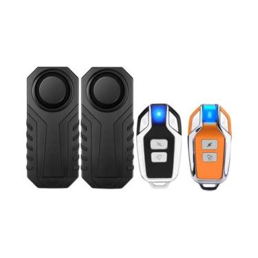 Imagem de Alarme De Moto Com Controle Remoto Sem Fio 113dB, Sensor De Vibração À
