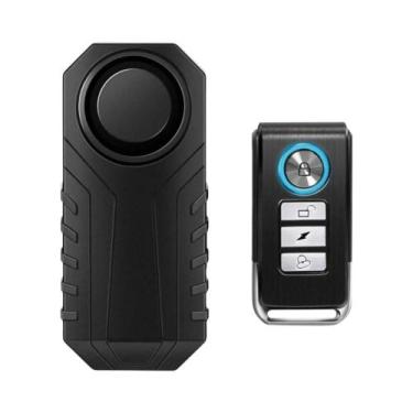 Imagem de Alarme De Moto Com Controle Remoto Sem Fio 113dB, Sensor De Vibração À