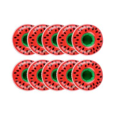 Imagem de Conjunto De Porta-Copos Infláveis Para Piscina, Bandeja Flutuante Para