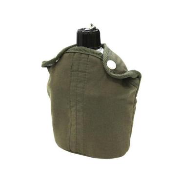 Imagem de Cantil Militar Aluminio Com Caneca  Xepa 900ml Nautika