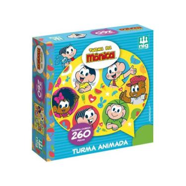 Imagem de Puzzle Quebra Cabeça Infantil Turma Da Mônica 0779 - 260 Peças - NIG