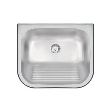 Imagem de Tanque de Parede Hera Wall 34L 50x40CM para Instalação em Aço Inox Acetinado com Esfreg...