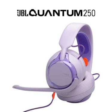 Imagem de Headset Gamer fone de Ouvido JBL Quantum 250 Violeta com Microfone Des
