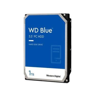 Imagem de HD WD 1TB Blue SATA 7200RPM 64MB 3,5" Western Digital Desktop - WD10EZ