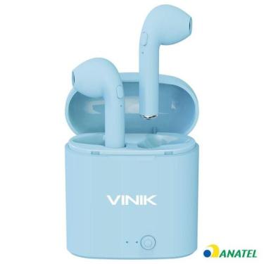 Imagem de Fone De Ouvido Bluetooth Easy W1+ Tws True Wireless - Azul - VINIK