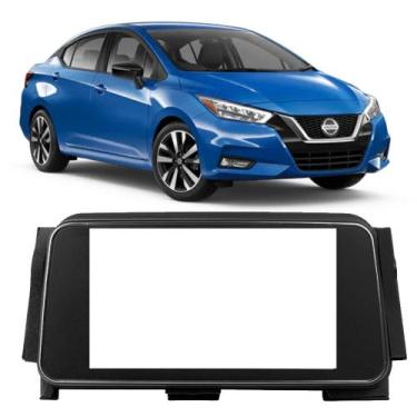 Imagem de Moldura Painel Para DVD Player 7 Polegadas 2 Din Nissan Versa 2021 202
