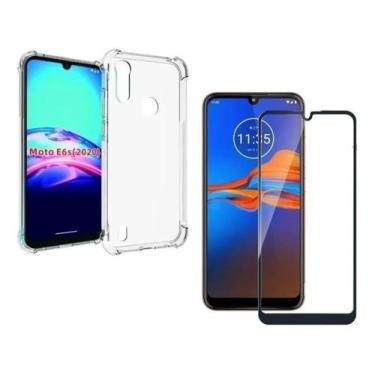 Imagem de Capa Capinha Protetora + Película Vidro Para Moto E6i / E6s - Universo