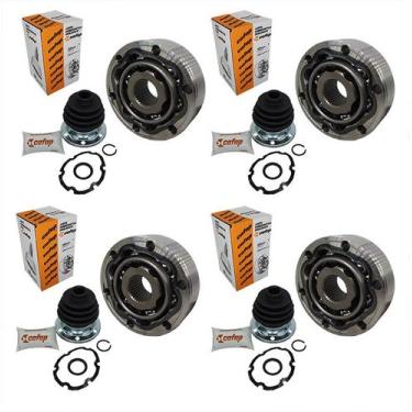 Imagem de kit 4 Peças Junta Homocinética DESLIZANTE LADO CÂMBIO/RODA KOMBI 1.6 J