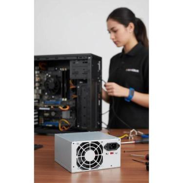 Imagem de Fonte 230W Bivolt 80 Plus PC Silenciosa 20+4 Pinos - Congratulations S