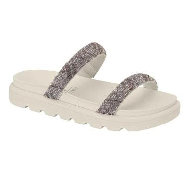 Imagem de Sandalia Papete Feminina Vizzano Duas Tiras Com Strass-Feminino